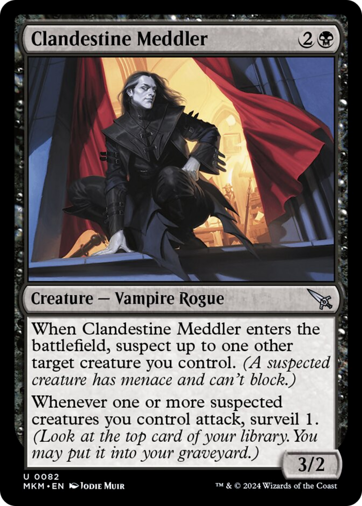 Clandestine Meddler (Red) [Murders at Karlov Manor] | Local Legends