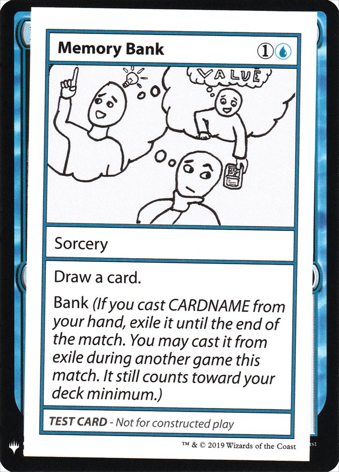 Memory Bank [Mystery Booster Playtest Cards] | Local Legends