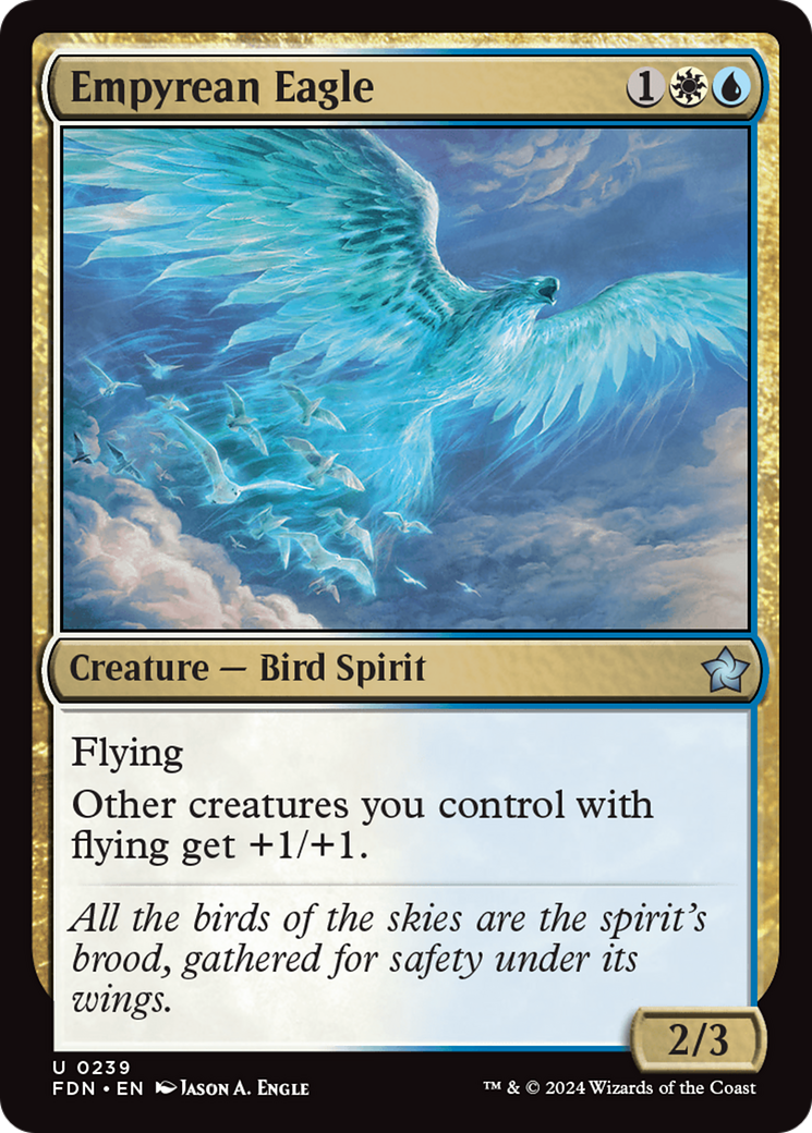 Empyrean Eagle [Foundations] | Golgari Games