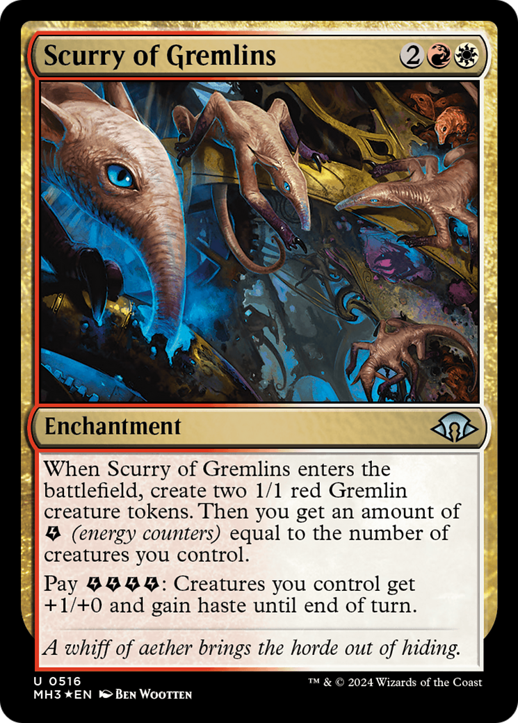 Scurry of Gremlins (Ripple Foil) [Modern Horizons 3] | Local Legends