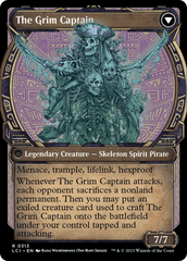 Throne of the Grim Captain // The Grim Captain (Showcase) [The Lost Caverns of Ixalan] | Golgari Games