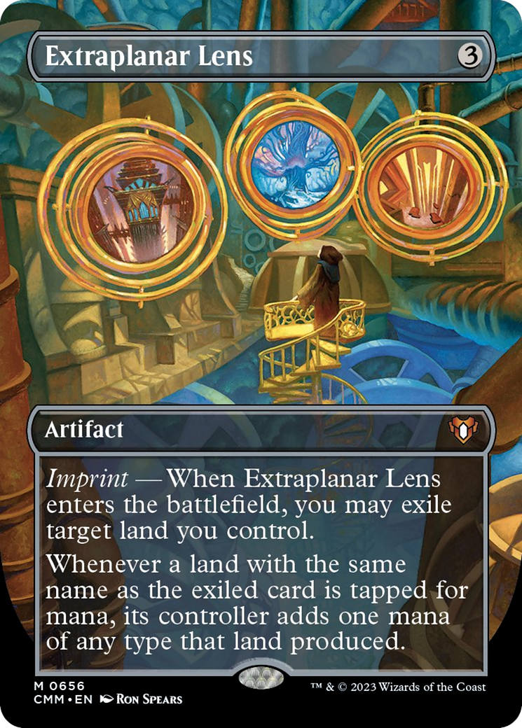 Extraplanar Lens (Borderless Alternate Art) [Commander Masters] | Local Legends