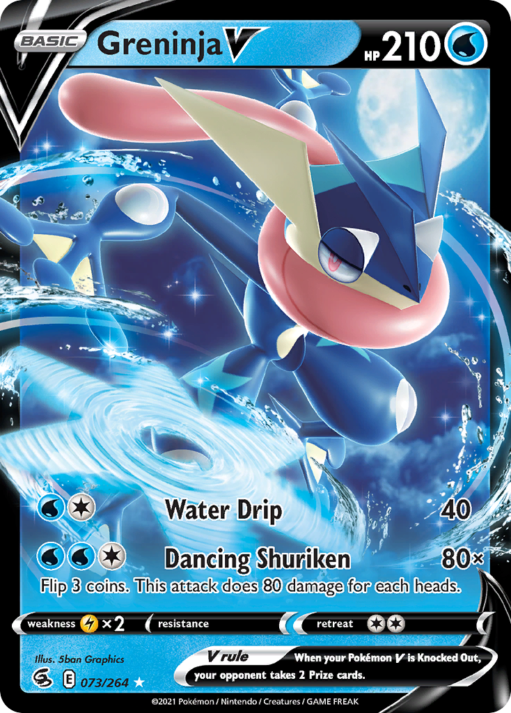 Greninja V (073/264) (Intro Deck) [Sword & Shield: Fusion Strike] | Golgari Games