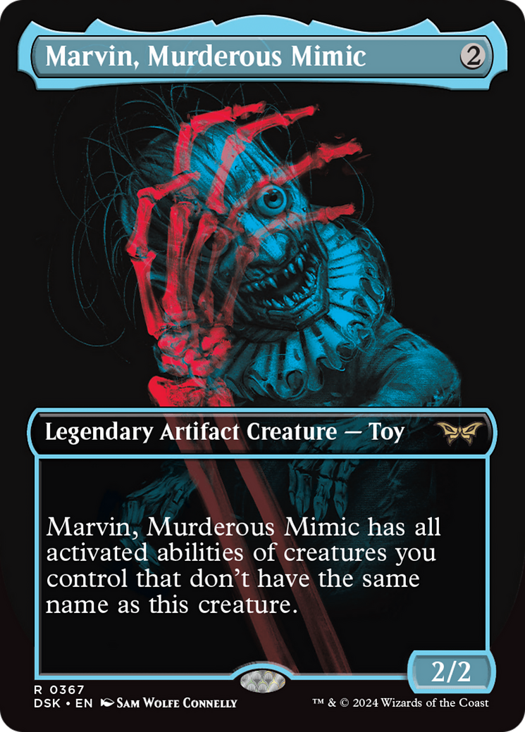 Marvin, Murderous Mimic (Showcase) [Duskmourn: House of Horror] | Golgari Games