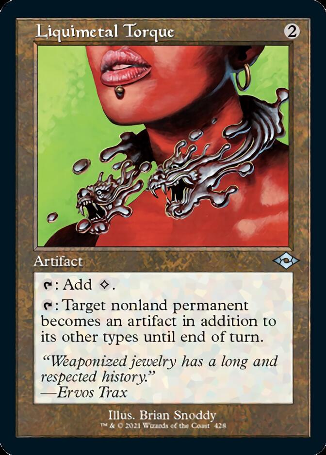 Liquimetal Torque (Retro Foil Etched) [Modern Horizons 2] | Local Legends