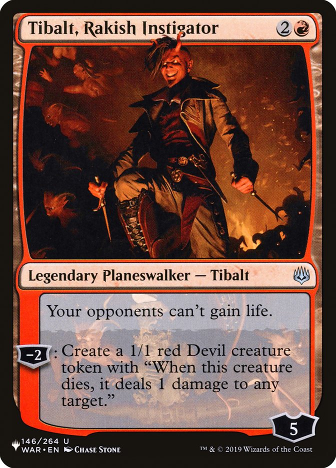 Tibalt, Rakish Instigator [The List] | Golgari Games