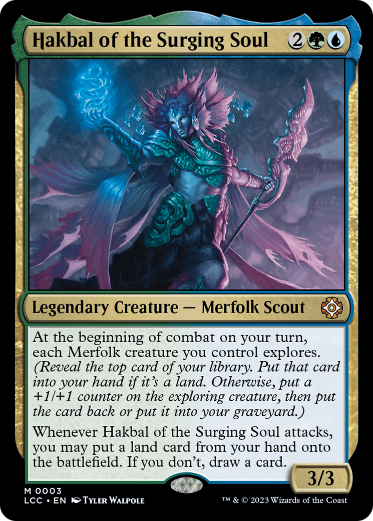 Hakbal of the Surging Soul [The Lost Caverns of Ixalan Commander] | Local Legends