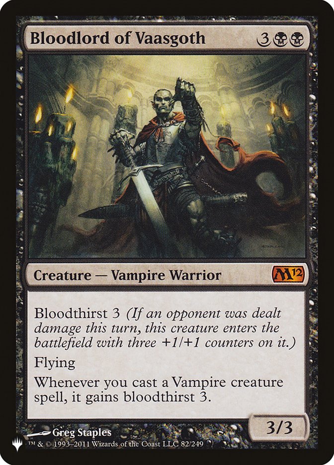 Bloodlord of Vaasgoth [The List] | Local Legends