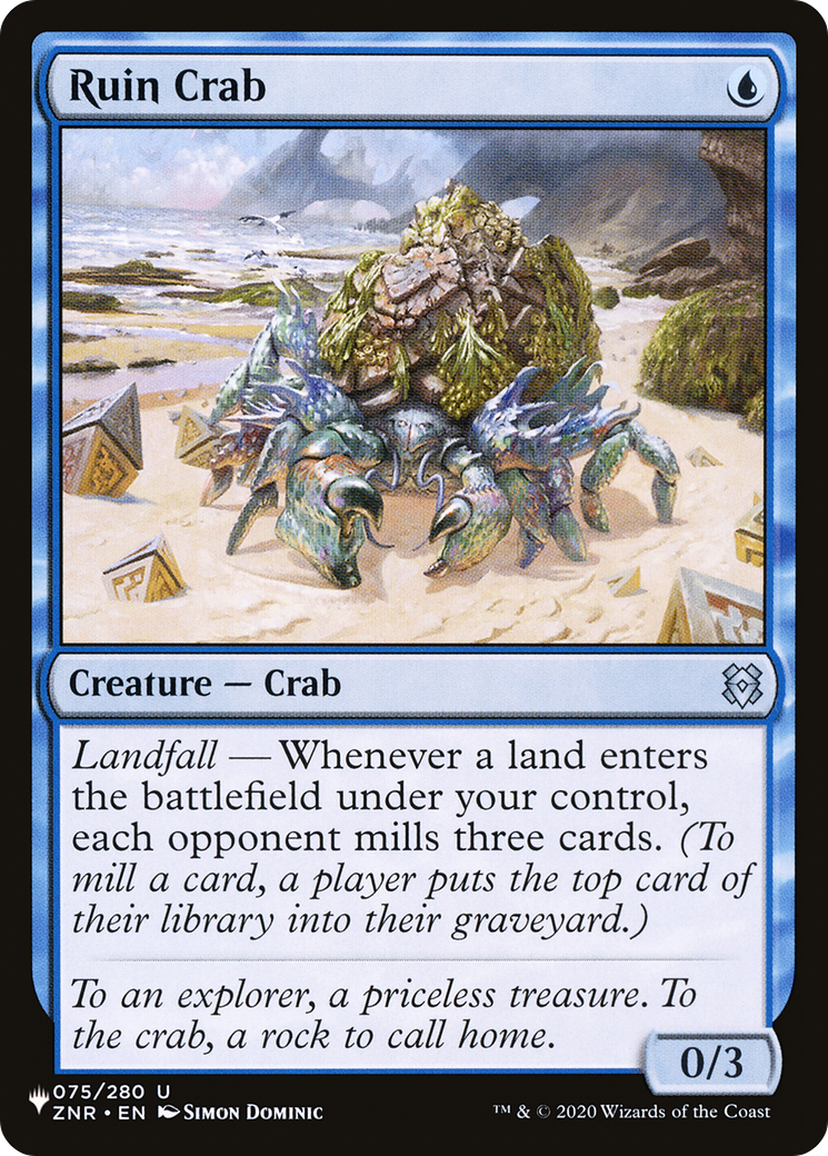 Ruin Crab [The List] | Local Legends
