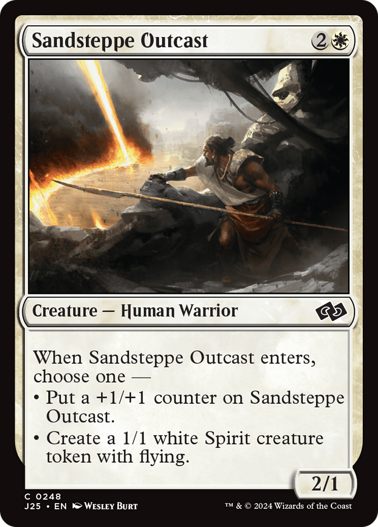 Sandsteppe Outcast [Foundations Jumpstart] | Local Legends