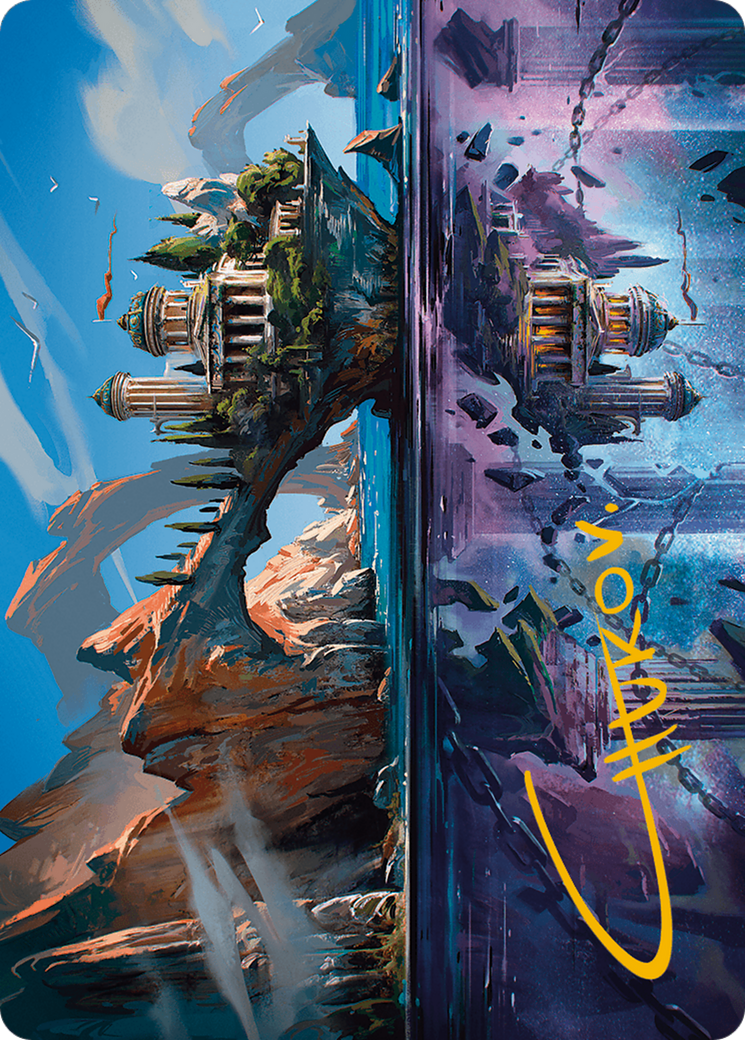 Copy Land Art Card (Gold-Stamped Signature) [Modern Horizons 3 Art Series] | Local Legends