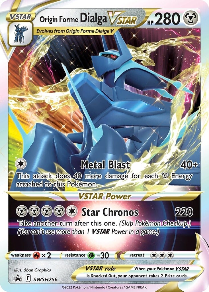 Origin Forme Dialga VSTAR (SWSH256) (Jumbo Card) [Sword & Shield: Black Star Promos] | Local Legends