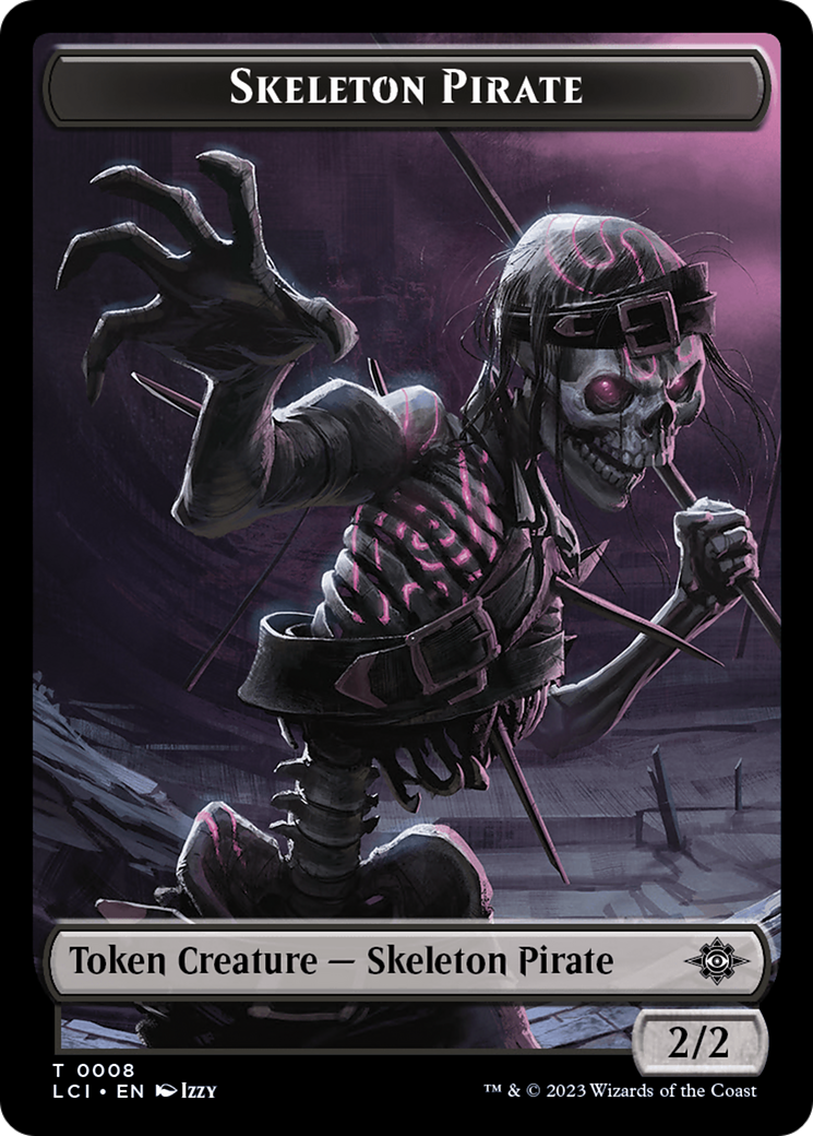 Skeleton Pirate Token [The Lost Caverns of Ixalan Tokens] | Golgari Games