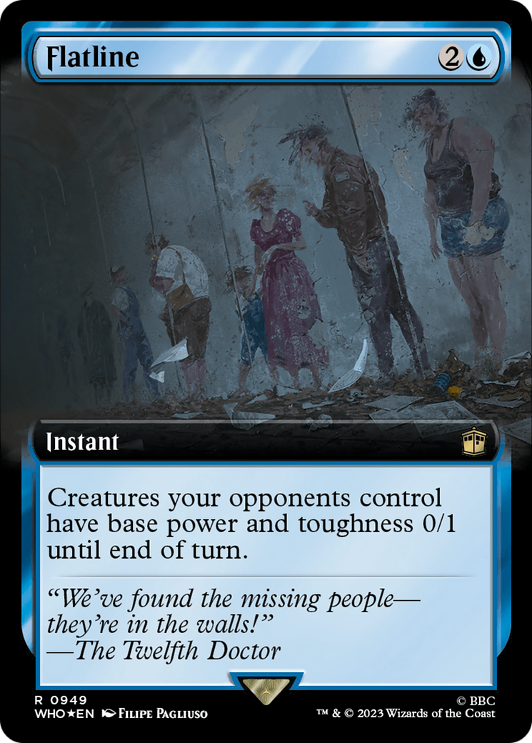 Flatline (Extended Art) (Surge Foil) [Doctor Who] | Local Legends