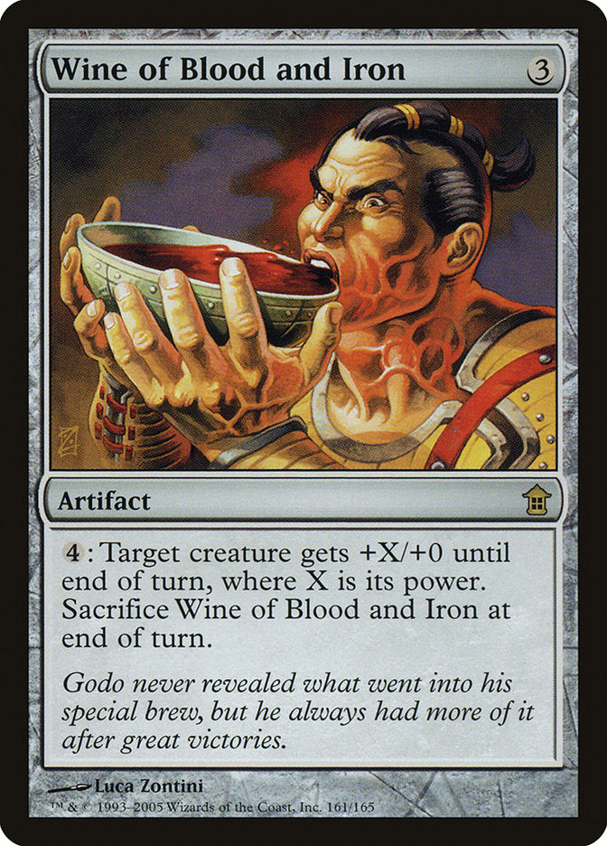 Wine of Blood and Iron [Saviors of Kamigawa] | Local Legends