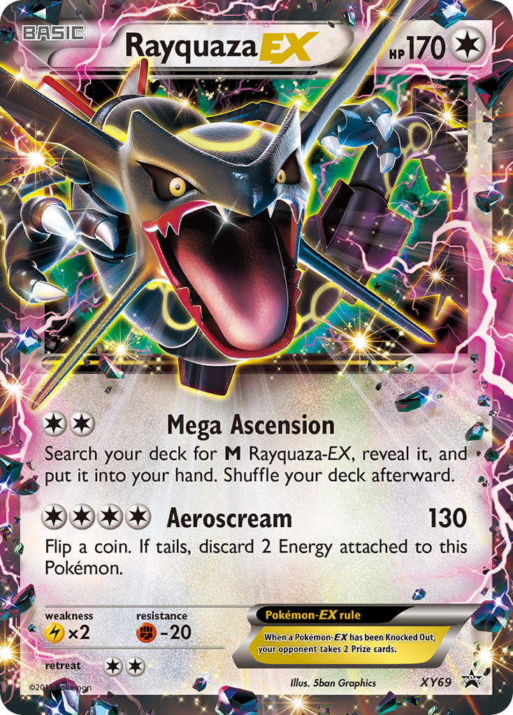 Rayquaza EX (XY69) (Shiny) [XY: Black Star Promos] | Golgari Games