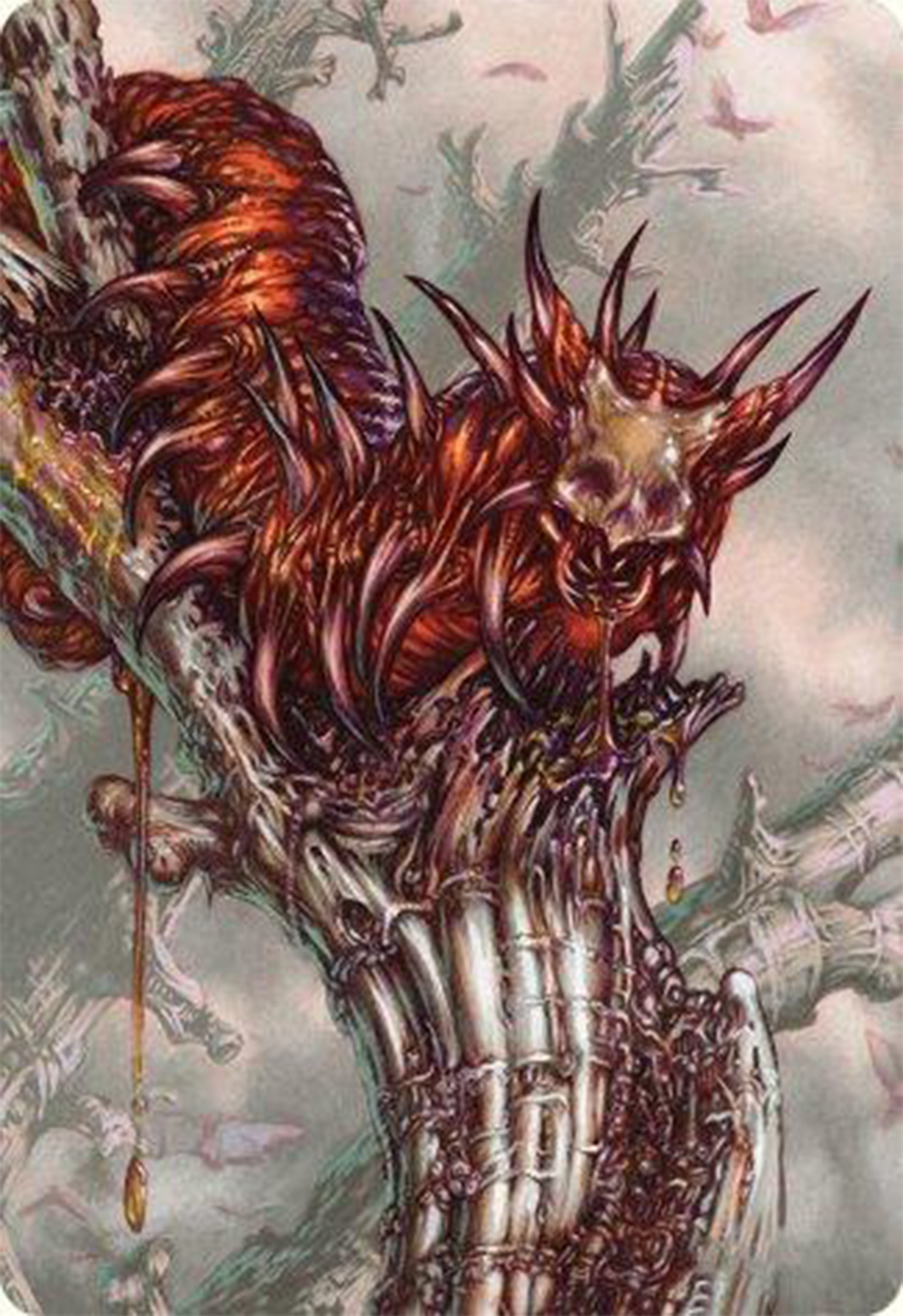 Grist, Voracious Larva Art Card [Modern Horizons 3 Art Series] | Local Legends