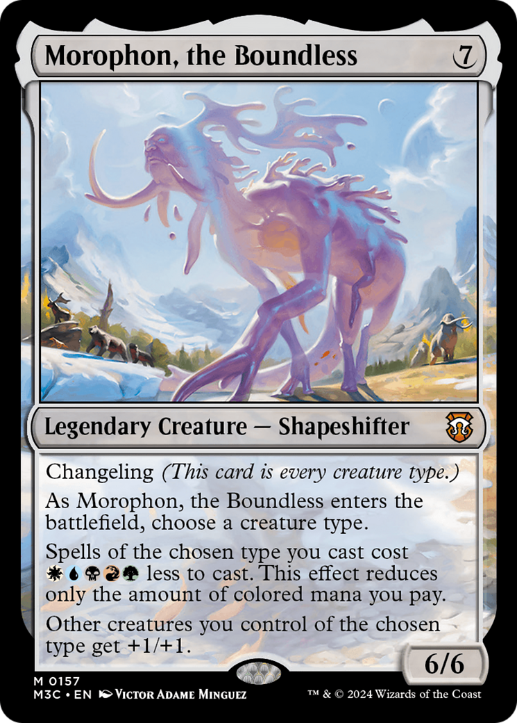 Morophon, the Boundless (Ripple Foil) [Modern Horizons 3 Commander] | Local Legends