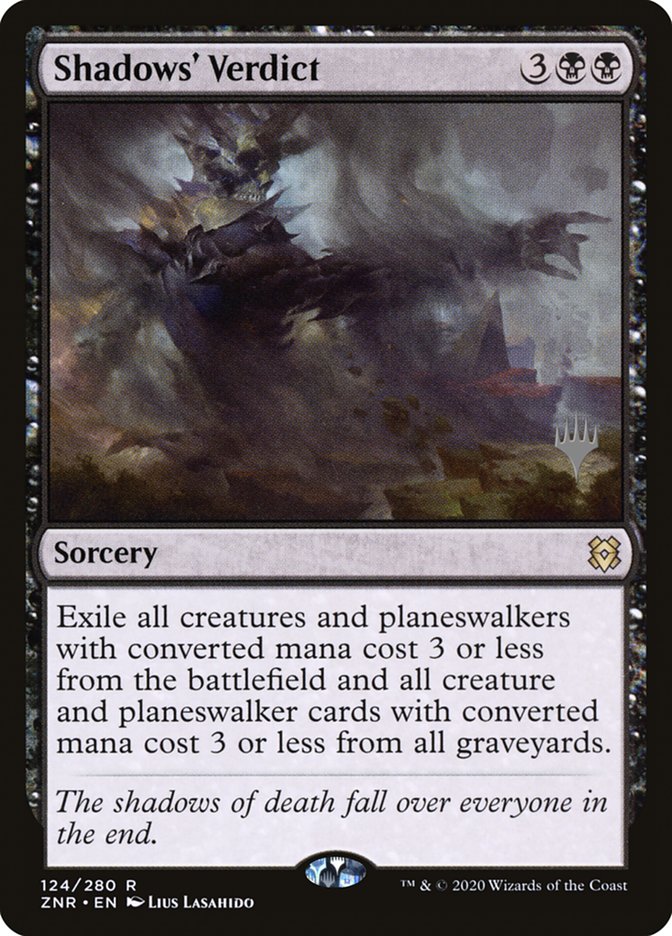 Shadows' Verdict (Promo Pack) [Zendikar Rising Promos] | Local Legends