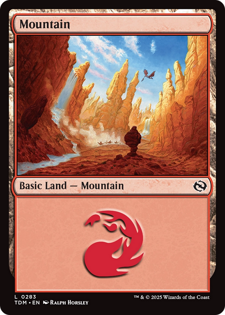 Mountain (0283) [Tarkir: Dragonstorm] | Local Legends
