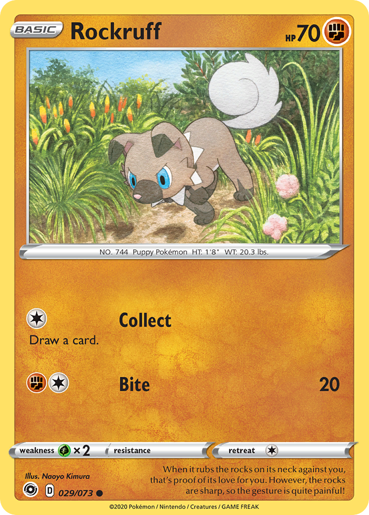 Rockruff (029/073) [Sword & Shield: Champion's Path] | Golgari Games