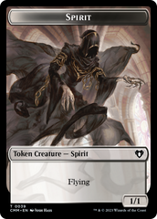 Spirit (0039) // Spider Double-Sided Token [Commander Masters Tokens] | Local Legends