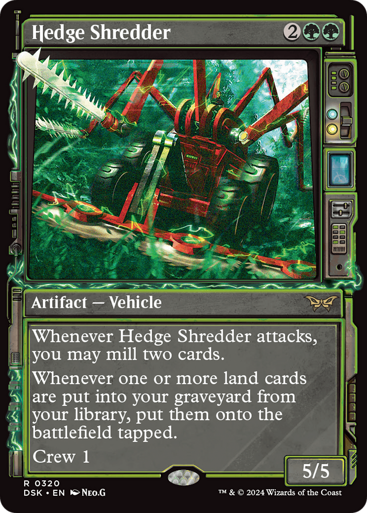 Hedge Shredder (Showcase) [Duskmourn: House of Horror] | Local Legends