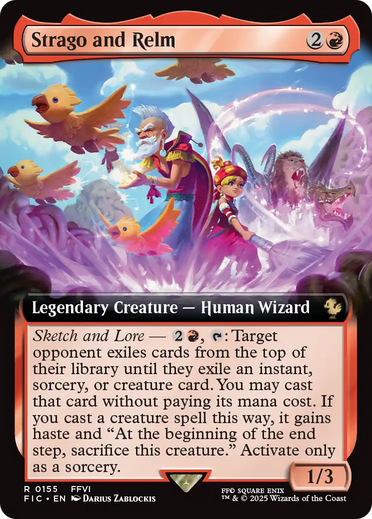 Strago and Relm (Extended Art) [FINAL FANTASY Commander] | Local Legends