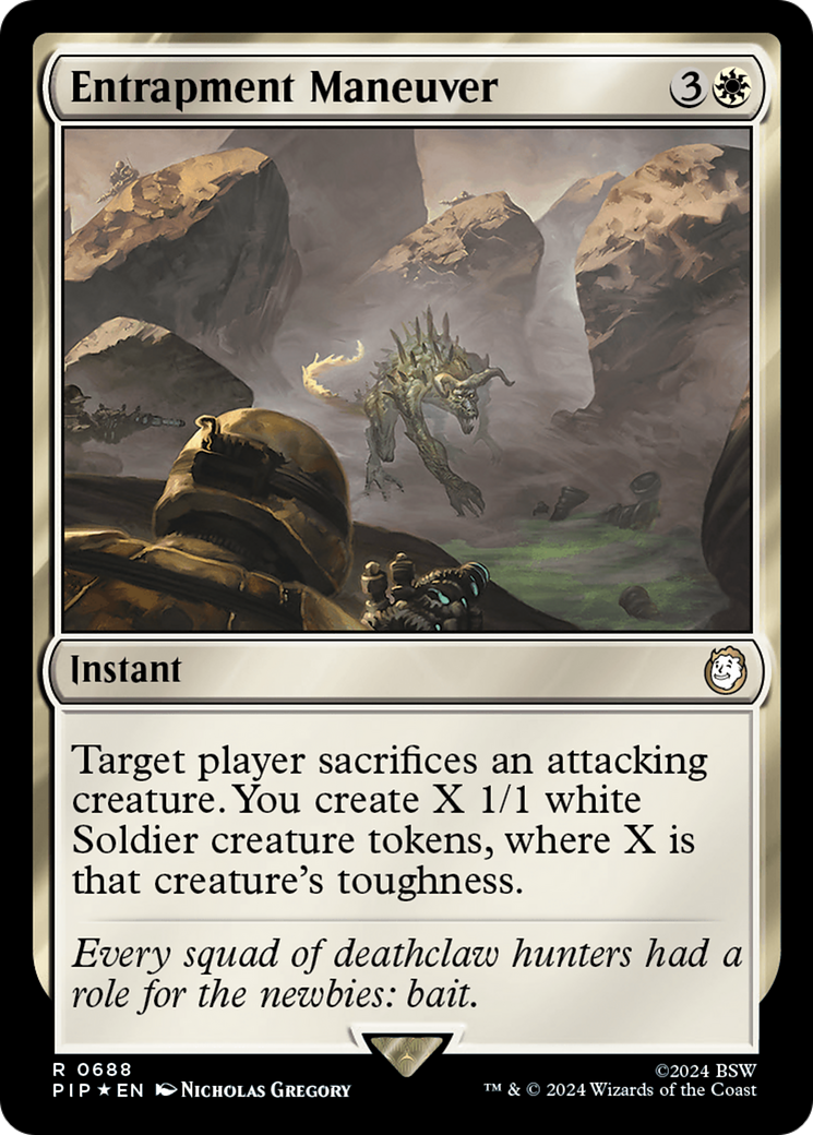 Entrapment Maneuver (Surge Foil) [Fallout] | Local Legends