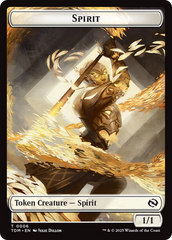 Spirit (0006) // Spirit (0007) Double-Sided Token [Tarkir: Dragonstorm Tokens] | Local Legends