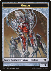 Elemental (008) // Golem (018) Double-Sided Token [Modern Horizons Tokens] | Golgari Games