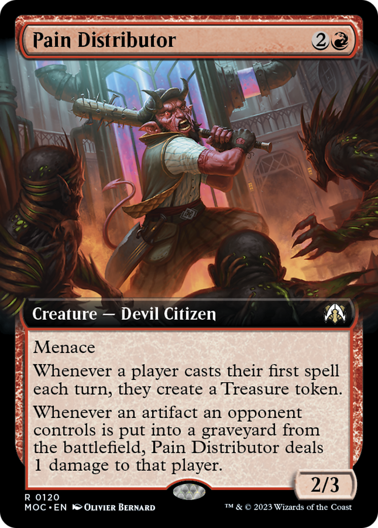 Pain Distributor (Extended Art) [March of the Machine Commander] | Local Legends