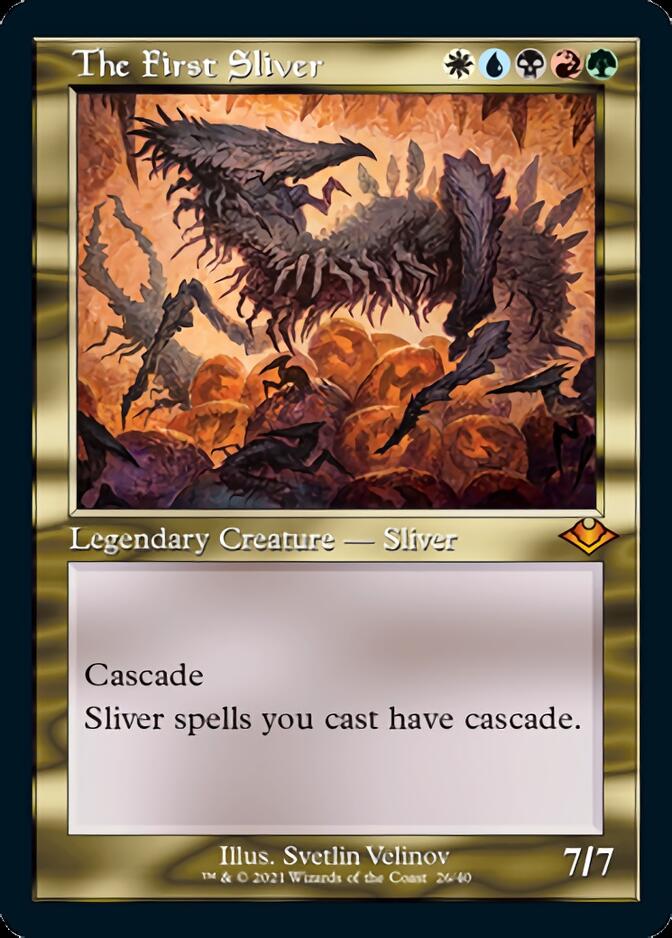 The First Sliver (Retro Foil Etched) [Modern Horizons] | Local Legends