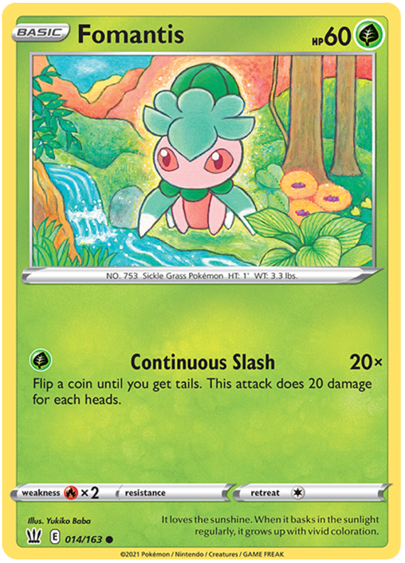 Fomantis (014/163) [Sword & Shield: Battle Styles] | Golgari Games