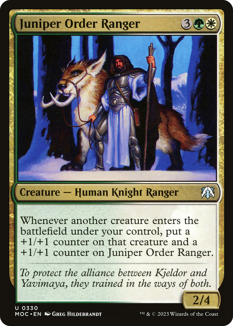 Juniper Order Ranger [March of the Machine Commander] | Local Legends