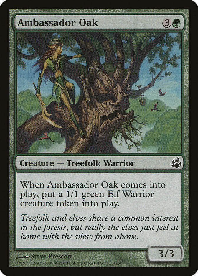 Ambassador Oak (Oversized) [Oversize Cards] | Golgari Games