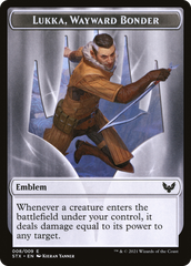 Pest // Lukka, Wayward Bonder Emblem Double-Sided Token [Secret Lair: From Cute to Brute Tokens] | Local Legends