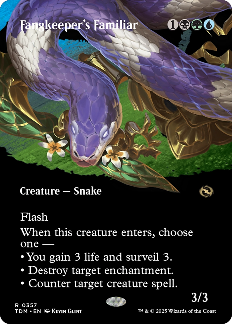 Fangkeeper's Familiar (Borderless) [Tarkir: Dragonstorm] | Local Legends