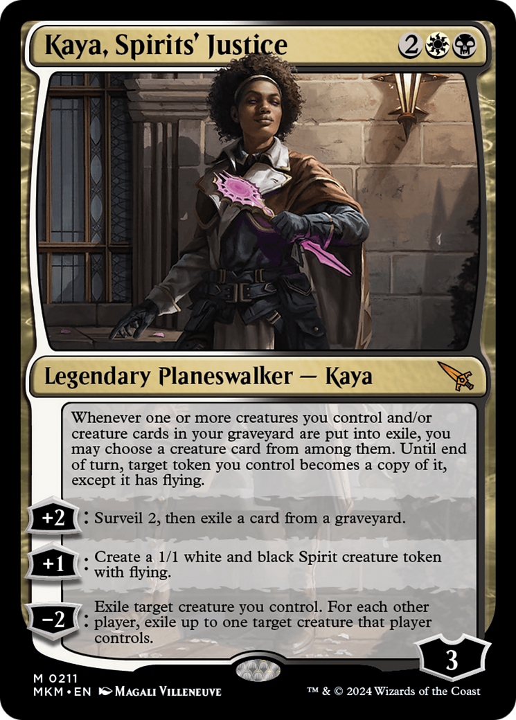 Kaya, Spirits' Justice [Murders at Karlov Manor] | Golgari Games