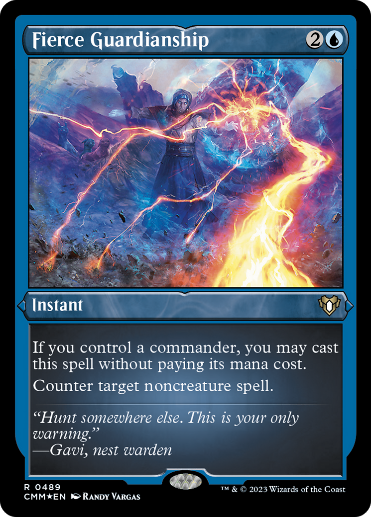 Fierce Guardianship (Foil Etched) [Commander Masters] | Local Legends