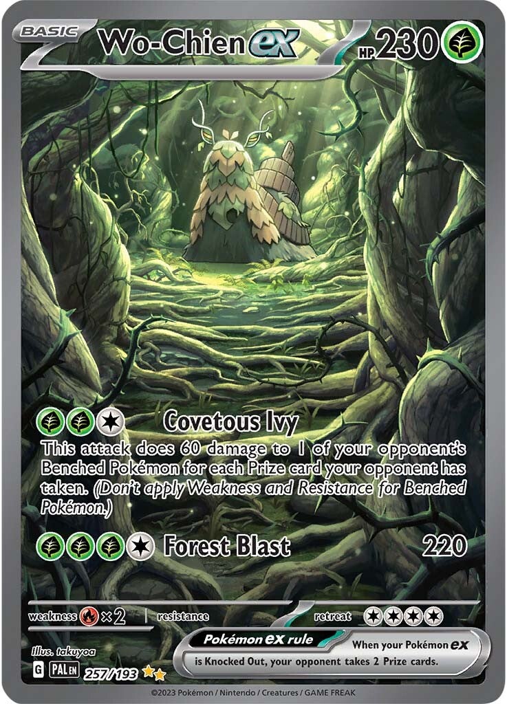 Wo-Chien ex (257/193) [Scarlet & Violet: Paldea Evolved] | Golgari Games