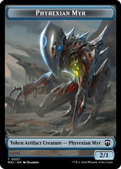 Phyrexian Myr // Servo Double-Sided Token [Modern Horizons 3 Commander Tokens] | Golgari Games