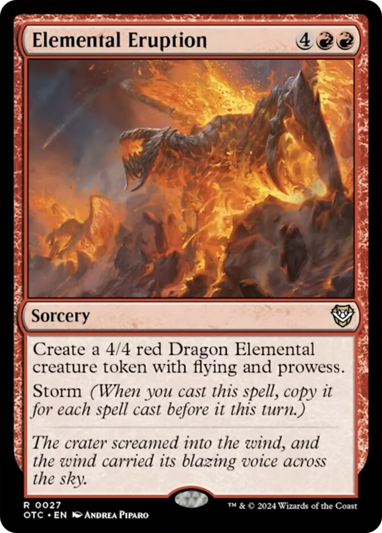 Elemental Eruption [Outlaws of Thunder Junction Commander] | Local Legends