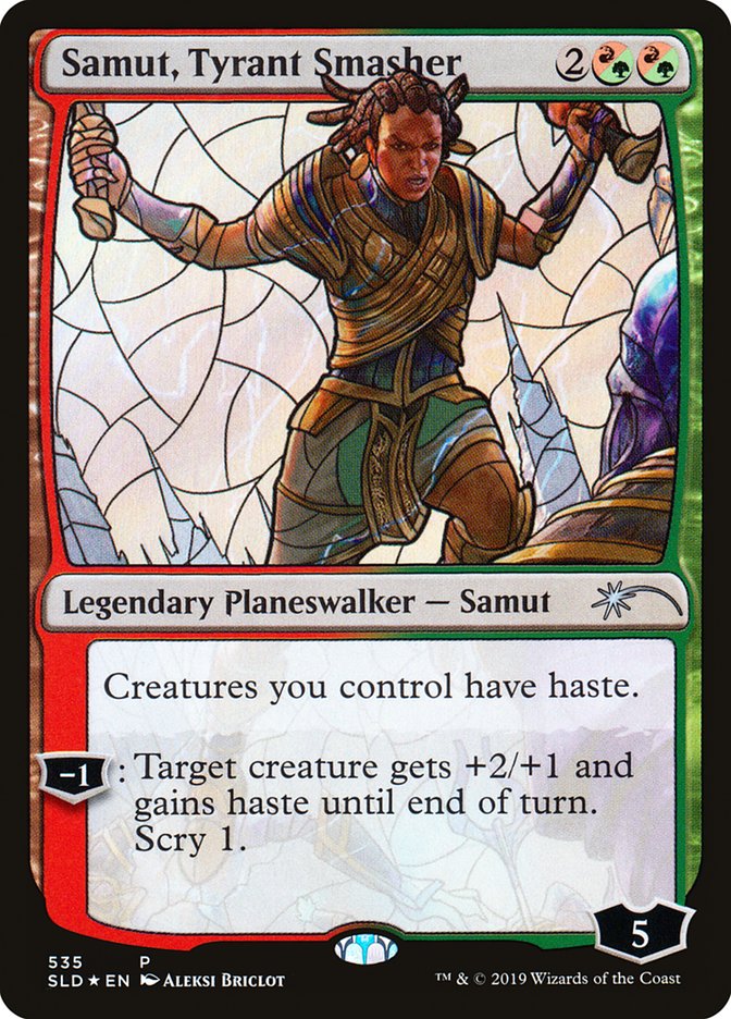 Samut, Tyrant Smasher (Stained Glass) [Secret Lair Drop Promos] | Golgari Games