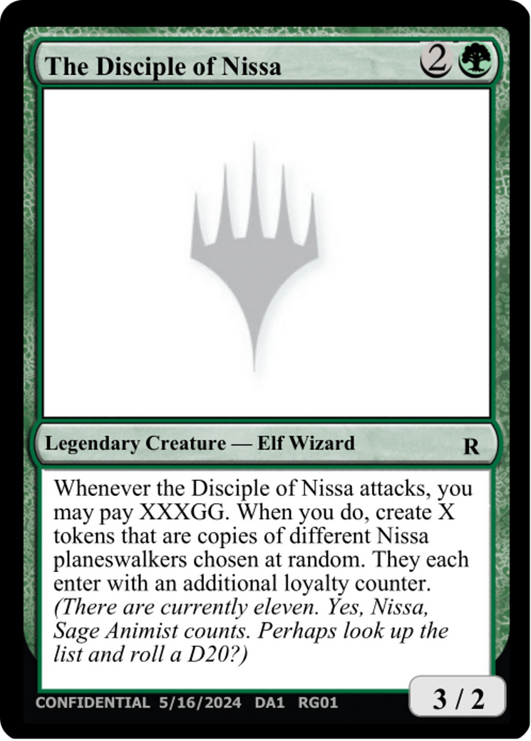 The Disciple of Nissa [Unknown Event] | Local Legends
