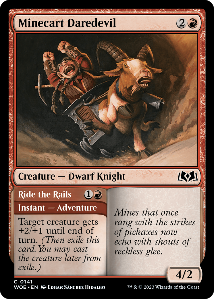 Minecart Daredevil // Ride the Rails [Wilds of Eldraine] | Local Legends