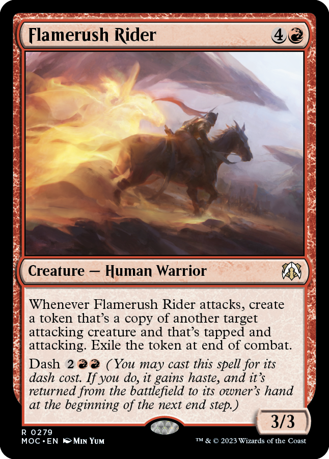 Flamerush Rider [March of the Machine Commander] | Local Legends