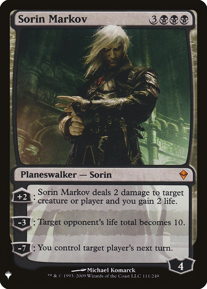 Sorin Markov [Mystery Booster] | Golgari Games