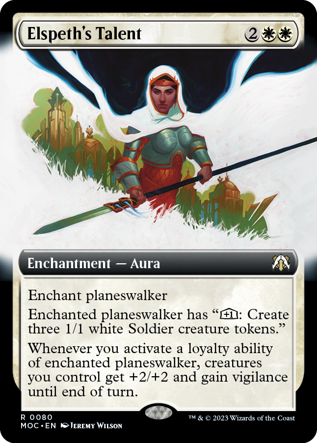 Elspeth's Talent (Extended Art) [March of the Machine Commander] | Local Legends