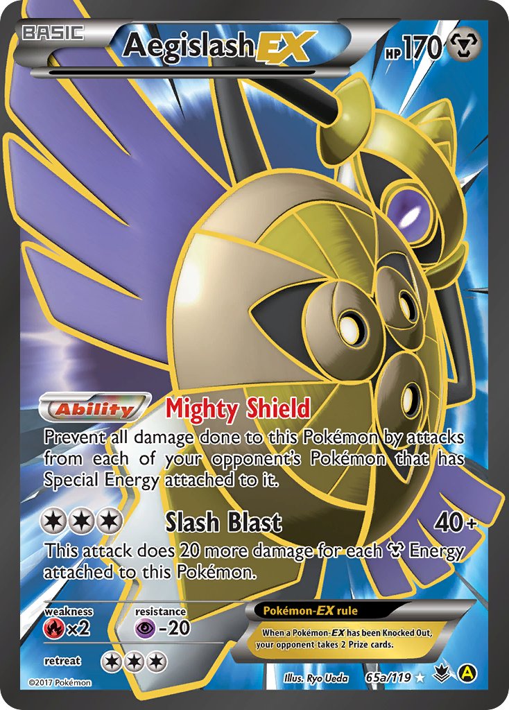 Aegislash EX (65a/119) [Alternate Art Promos] | Local Legends